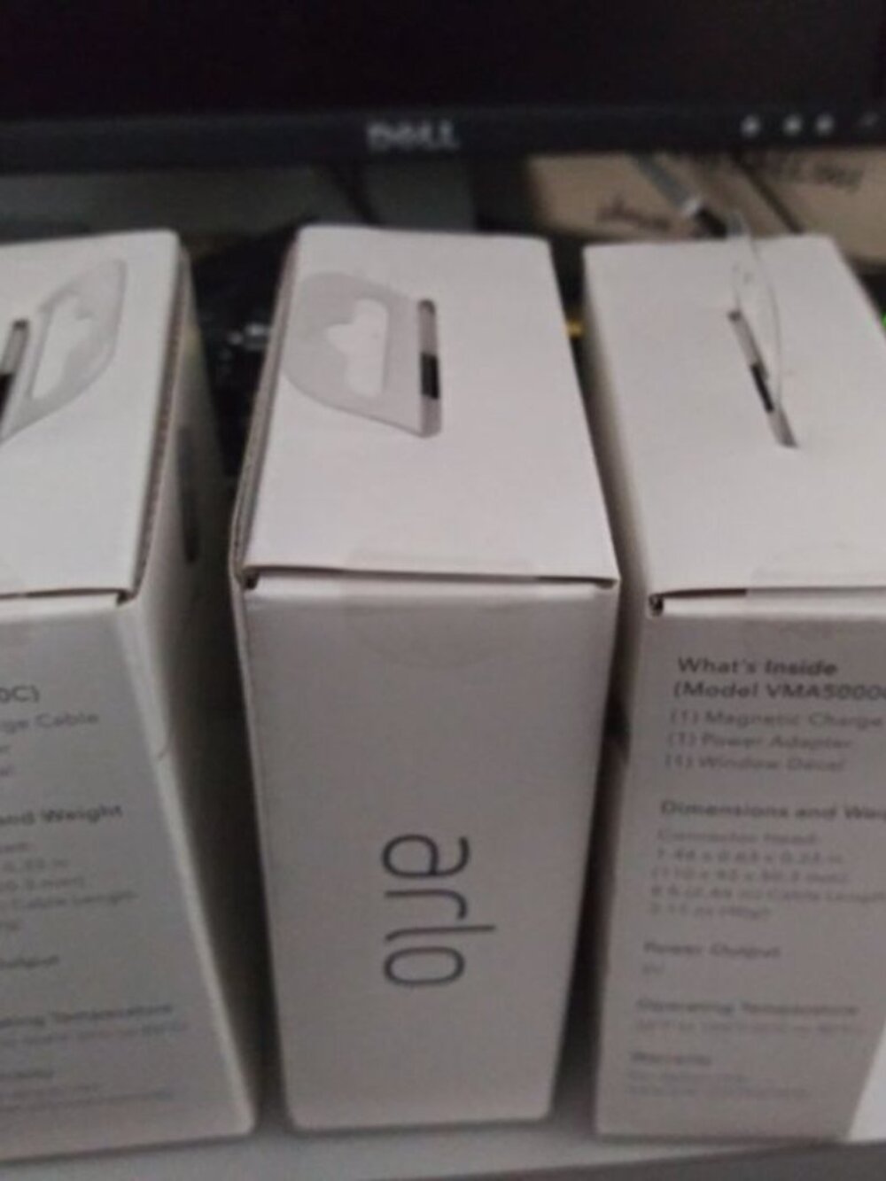 Lot of 3 New Arlo 8 foot Indoor Magnetic Charging Cables for Arlo ultra camera